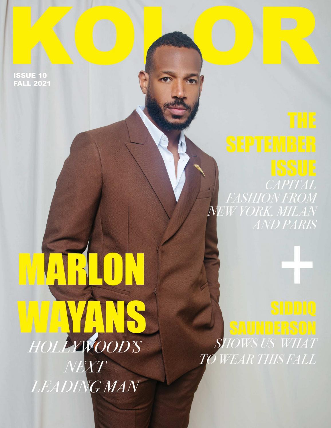 Kolor Magazine Issue 10: Marlon Wayans