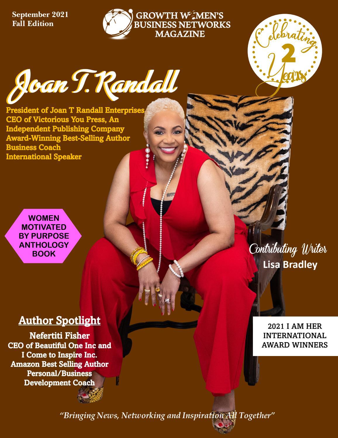 Growth Women's Business Networks Magazine September 2021 Fall Edition