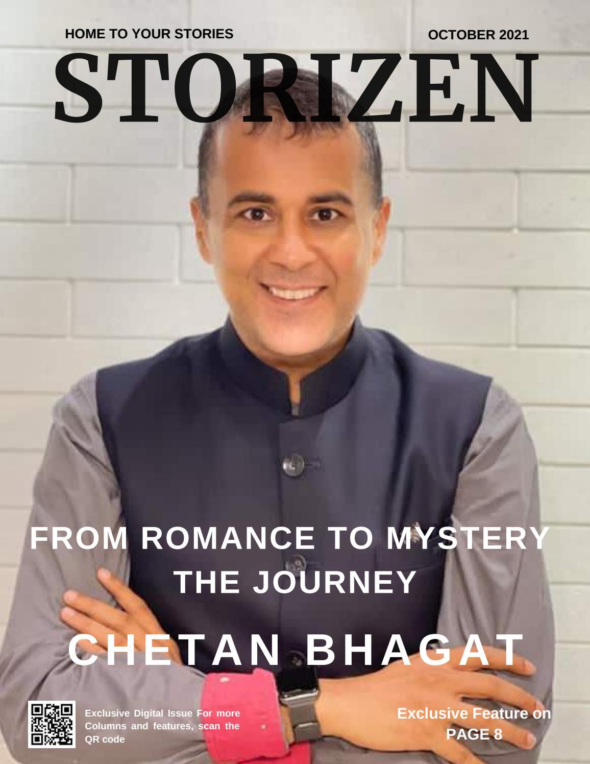 Storizen Magazine October 2021 | Chetan Bhagat
