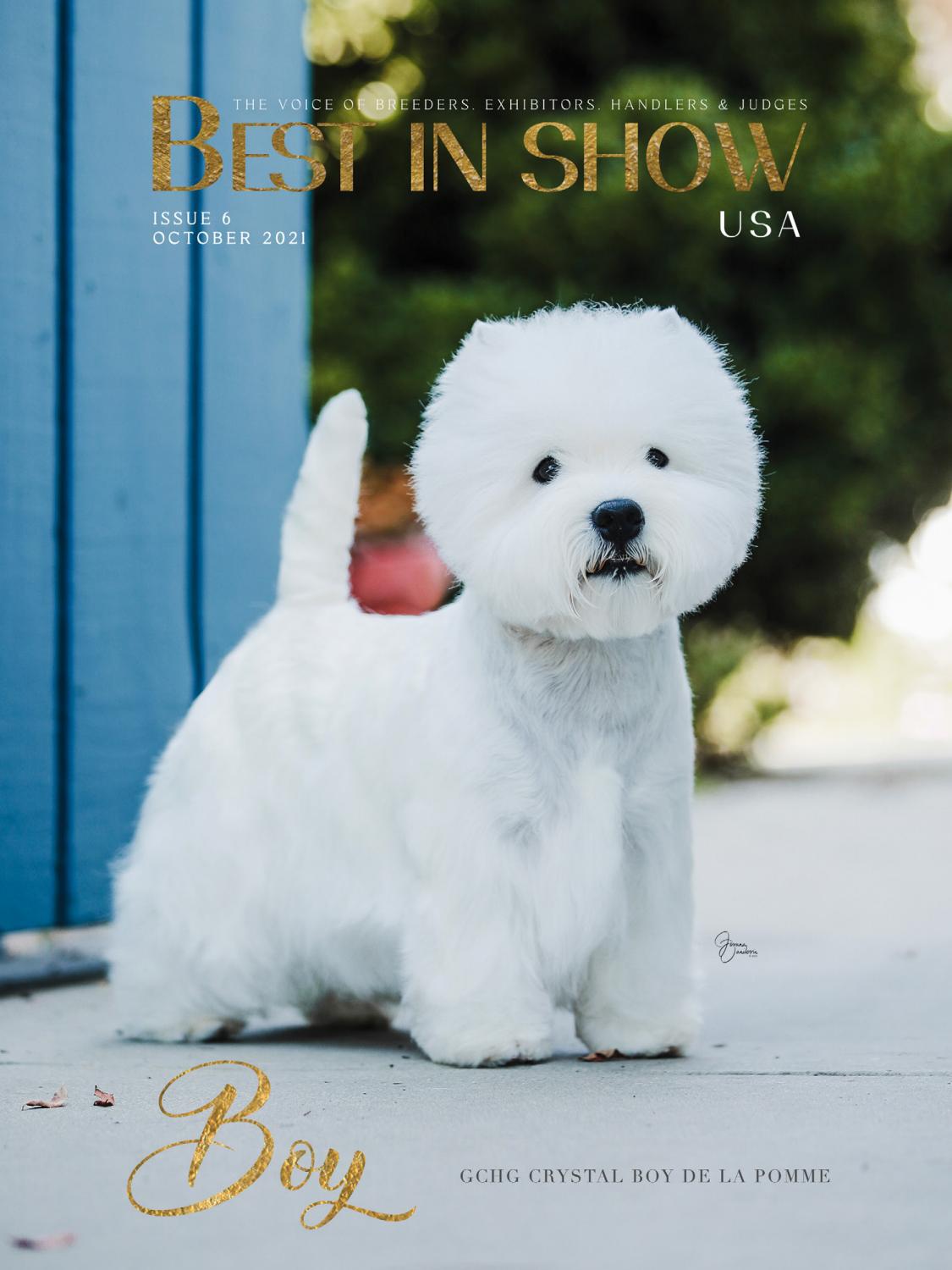 Best in Show Magazine USA  October 2021