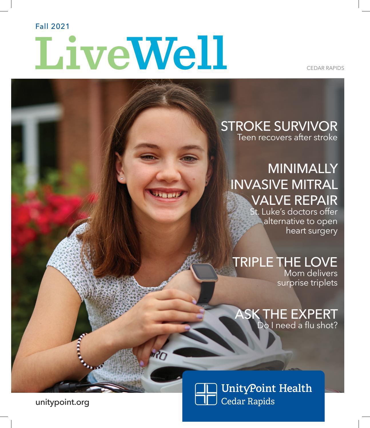 UnityPoint Health - Cedar Rapids LiveWell Magazine Fall 2021