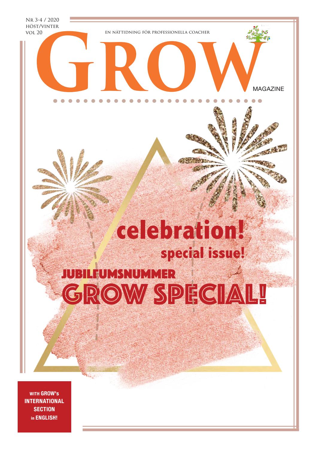 GROW magazine 3-4/2020 vol 20  GROW Special!  det B?STA & MEST L?STA!