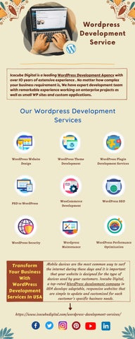 Best WordPress Development Firm in the USA