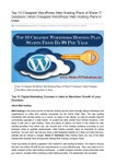 Top 10 Cheapest WordPress Web Hosting Plans of Shine IT Solutions | Most Cheapest WordPress Web Host