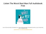 Listen The Worst Best Man Full Audiobook Free