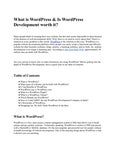 What is WordPress & Is WordPress Development worth it?