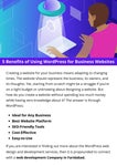 5 Benefits of Using WordPress for Business Websites