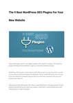 The 9 Best WordPress SEO Plugins For Your New Website