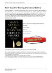   ^Download[PDF] Man s Search For Meaning International Edition