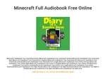 Minecraft Full Audiobook Free Online