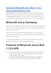 Guide for Minecraft Jenny Mod 1.12.2 � How to Download for Free