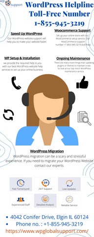 WordPress Helpline Toll-Free Number1-855-945-3219