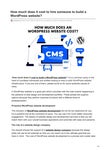 How much does it cost to hire someone to build a WordPress website?