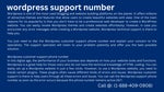 wordpress support number