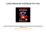 Listen Minecraft Audiobook For Free