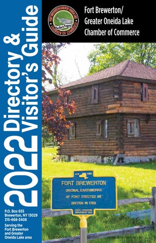 Ft. Brewerton/Greater Oneida Lake Chamber 2022 Directory & Visitor's Guide