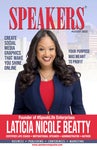 August 2022 Speakers Magazine featuring Laticia Nicole Beatty