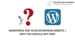 WordPress for Your Enterprise Website | Why you should Opt for?