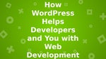 How WordPress Helps Developers and You with Best Web Development