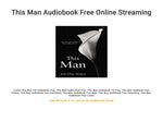 This Man Audiobook Free Online Streaming