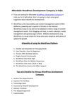 India's best WordPress Development Company - OmInfowave