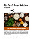 The Top 7 Bone-Building Foods | CIO Women Magazine