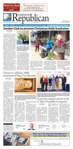 Cazenovia Republican Digital Edition - Nov. 2, 2022