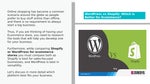 WordPress vs Shopify: Which is Better for Ecommerce?