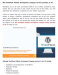 best WordPress Development service in UK