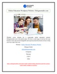 Online Education Wordpress Website | Delegatestudio.com