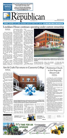 Читать журнал Cazenovia Republican Digital Edition - Nov. 30, 2022