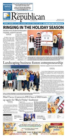 ������ ������ Cazenovia Republican Digital Edition - Nov. 23, 2022