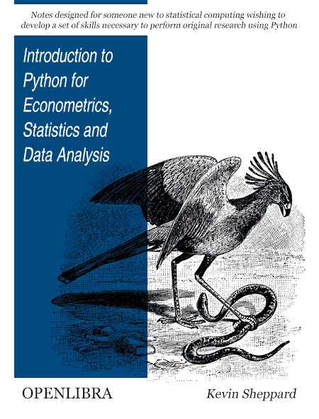 Introduction to Python for Econometrics, Statistics and Data Analysis by Kevin Sheppard