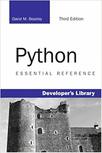 Python Essential Reference (3rd Edition) by David M. Beazley
