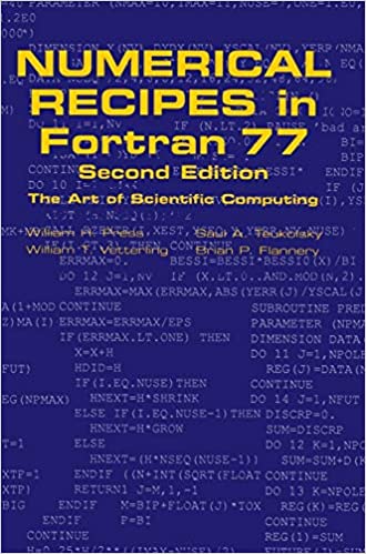 Numerical Recipes in Fortran 77: The Art of Scientific Computing 2nd Edition Volume 1 by William H. Press, Brian P. Flannery, Saul A. Teukolsky, William T. Vetterling