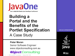 Building a Portal and the Benefits of the Portlet Specification by Peter Moran