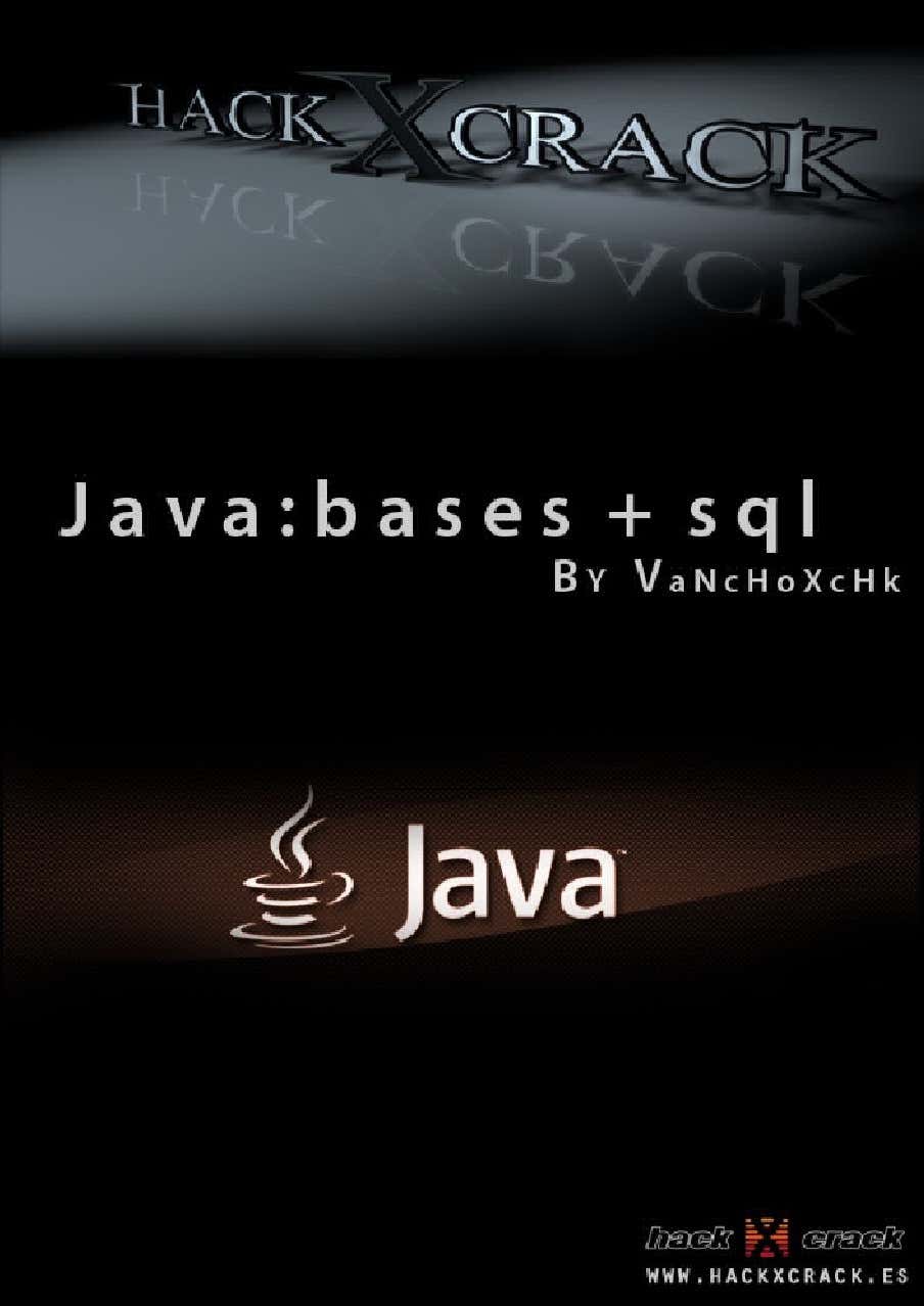   Java: bases + sql by Vanchoxchk