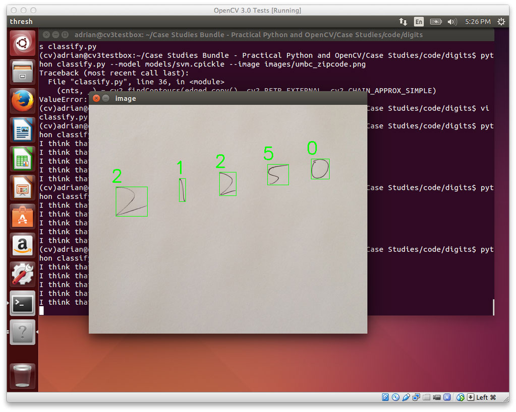 Install OpenCV 3.0 and Python 2.7+ on Ubuntu by Adrian Rosebrock